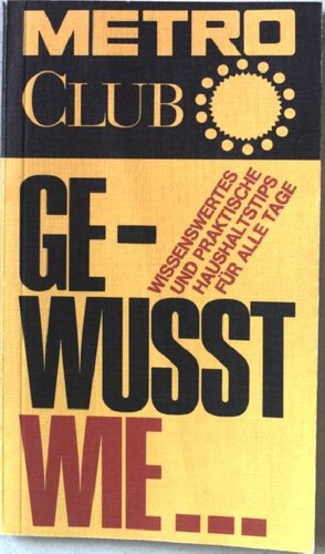 Gewusst wie wissenswertes - gewusst,