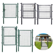 Gartentor Inkl. Schloss 100-150cm Tor Gartentür Ausführung wählbar Gartenzaun