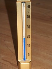 SIKA Kesselthermometer +0°C bis +50°C, 20cm, Sammlerst., gut erh., v.Fkt.