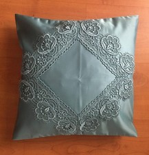 Kissenbezug hellgrün 40 x 40 cm von Jürgen Schleiß