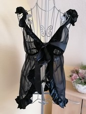Babydoll Dessous Schwarz Transparent Gr. L/Xl Gebraucht Top Zustand Wie Neu