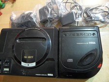 SEGA Mega Drive 1 + Sega Mega CD II Controller 2x Netzka. +Scartka.