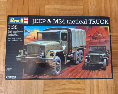 Revell jeep m34 - jeep,