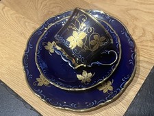 Sammeltasse echt Kobalt