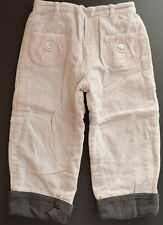  TARTINE ET CHOCOLAT Hose 92 98 2 Wendehose Cord grau rose gefüttert neu w Mädch