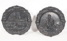 Paar antike SHW Eisen Kunst