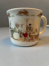 Vintage Bunnykins Mug Becher Royal Doulton Hasenschule