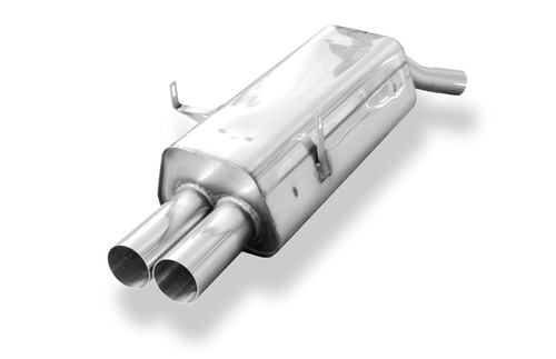 Fox edelstahl auspuff mit - auspuff,