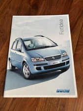 Fiat Idea Prospekt Brochure Depliant 01/2004