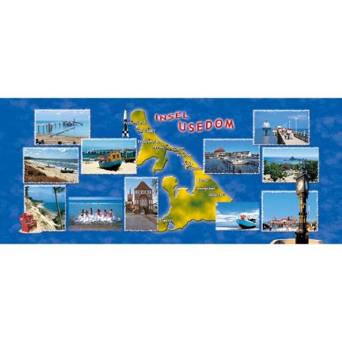 Insel usedom becher bedruckte - insel,