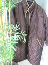 leichter Steppmantel - Gr.  42/44 braun