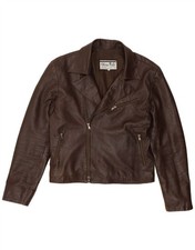 Vintage Herren Leder Biker
