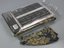 Sandra blue Vorhang-Set Jacquard Vorhänge Ösen 117 x 137cm inkl Raffhalter B5-SB