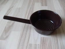 DDR Emaille Sieb Durchschlag