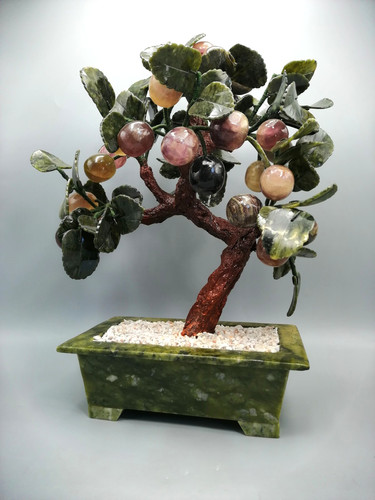 Edelstein baum bonsai jadebaum - edelstein,