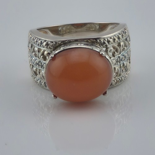 Cabochon silber ring - cabochon, 925