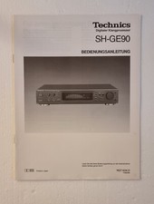 ⭐️⭐️⭐️ Original  Bedienungsanleitung  Technics SH-GE 90 ⭐️⭐️⭐️