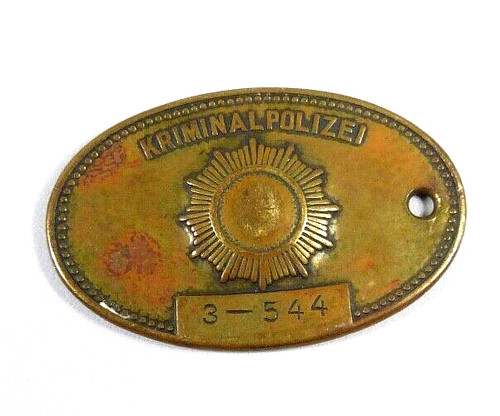 Ddr kripomarke kriminalpolizei - ddr,