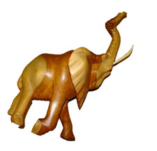 Elefant Holzskulptur Figur groß Afrika Kenia handmade Skulptur Deko 35cmx24cm