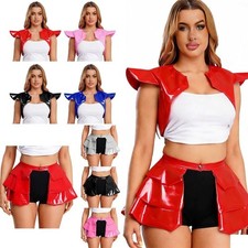 DE Damen Glänzender Offener