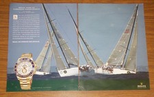 Seltene Werbung vintage ROLEX YACHT MASTER II Uhr - Farr 40 Championship 2008