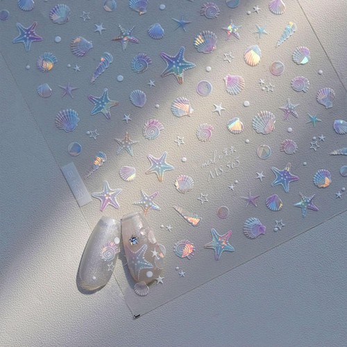 Nagelsticker seestern - 3d,