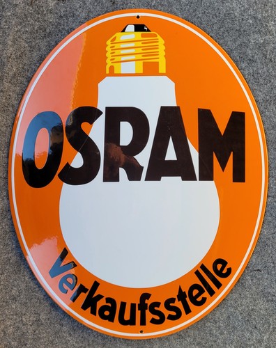 Emailschild osram - emailschild,