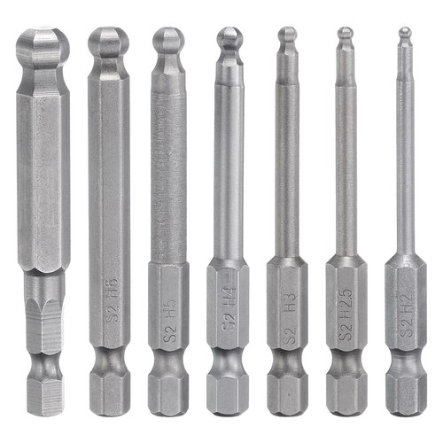 Teilige ballkopf hex bits - 7-teilige, ballkopf-hex-bits