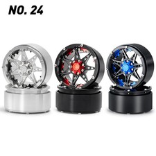 4 Stück 2,2 Zoll Beadlock-Felgen aus Aluminiumlegierung für 1/10 RC Crawler