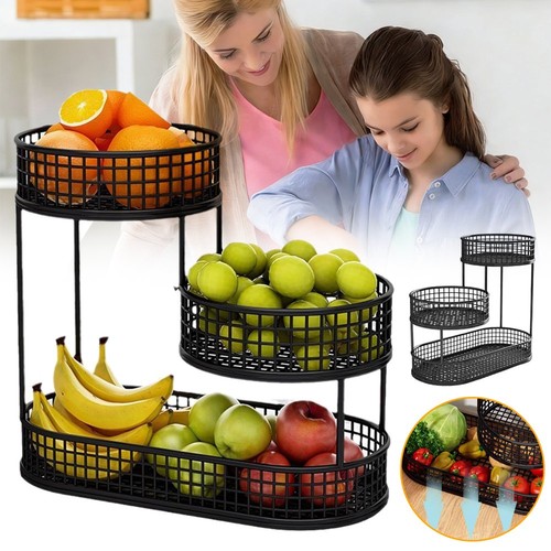 Obstkorb mit körben gemüse - 3,