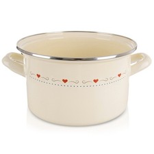 Topf Emailliert Creme TONCA