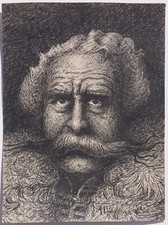 2 x Tuschezeichnungen, 1906