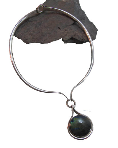 Finnland silber halsspange - silber,