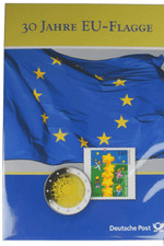 DEUTSCHLAND 2 Euro Münzen 2015 30 Jahre Europaflagge EU ADFGJ Deutsche Post