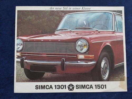 Simca 1301 1501 prospekt - simca,