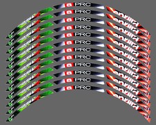 Aprilia RSV 4 APRC RSV4 Italienische Flagge Felgenaufkleber X 12 APE