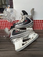 Nike Bauer VII Schlittschuhe Eishockey Schlittschuhe Größe 4,5 UK guter Zustand