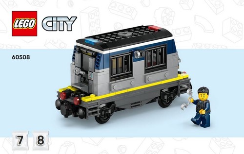 Lego city eisenbahn flachwagen - city,