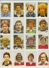 Americana Sammelbilder  verschiedene Vereine mit Autogrammen 80er Jahre