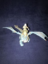 Schleich 70445 Shansy auf Blauen Drachen Drachenreiter Bayala Ritter Top Rar