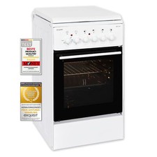 Exquisit Elektro-Standherd EH 11.3-4 | 50 Liter Nutzinhalt | Weiß