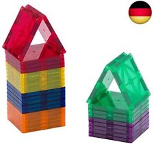 Playmags Starter Kit - 30 Stück Squares Set: Jetzt mit stärkeren Magneten, R