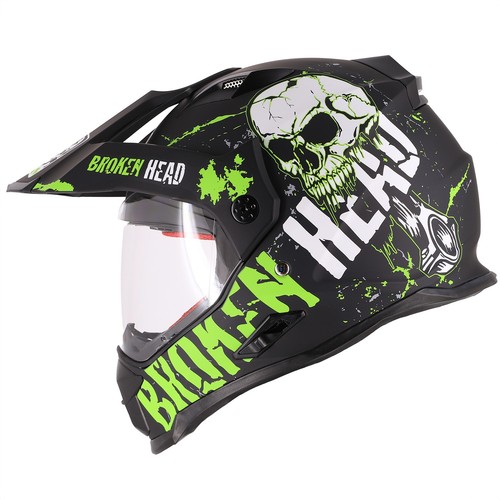 Broken head endurohelm - broken,