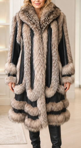 Fuchs jacke echt pelz - fuchs,