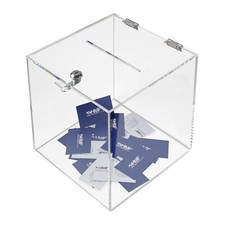 Hmf spendenbox acrylbox losbox - hmf,