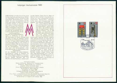 Ddr erinnerungsblatt 1985 - ddr, 1985/20