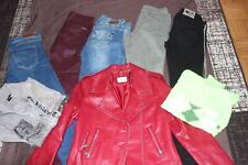 Kleider Paket Damen Mädchen gr. S 8 Teile Kunstlederjacke Pimki Replay,Hosen