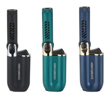 Zigarrenfeuerzeug Champ HIGH CONTROL, Jet Flamme, Shisha edel Gas Sturmfeuerzeug