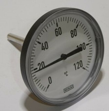 Bimetall-Thermometer, 0...120 °C, 100mm - WIKA A52.100/1 - 3904180