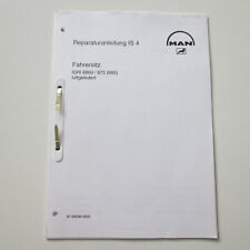 MAN Omnibusse Werkstatthandbuch Fahrersitz luftgefedert ISRI 6860/875 (885)